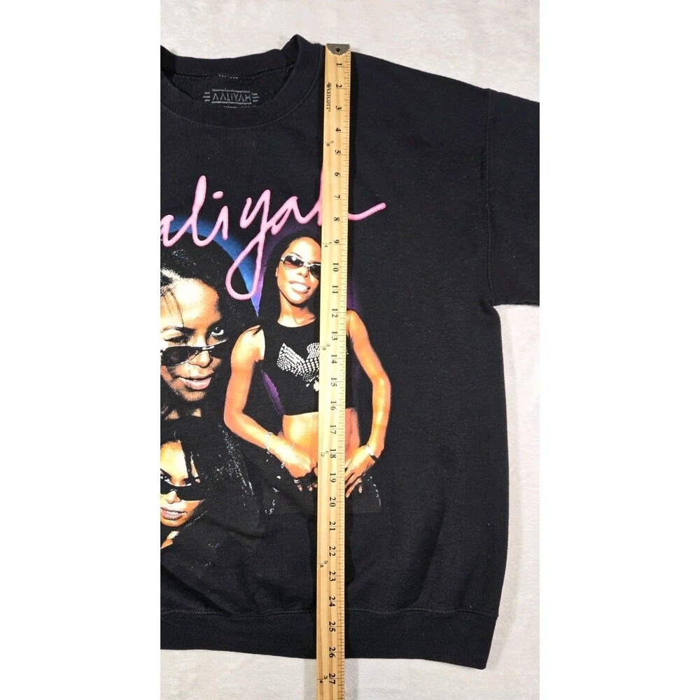 Womens Aaliyah Sweatshirt Black Large - Picture 5 of 6